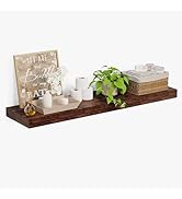 Heimlove 12 Inch Deep Floating Shelves, 55 x 12 inches Long Wall Shelf, Large Extra Display Shelf...