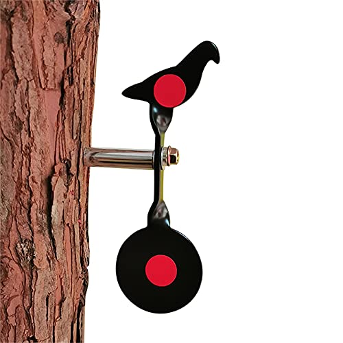 wingswinmax Small Spinner Air Gun Target Screwed-Type Steel Plinking Target Bird bb Airgun Slingshot Target