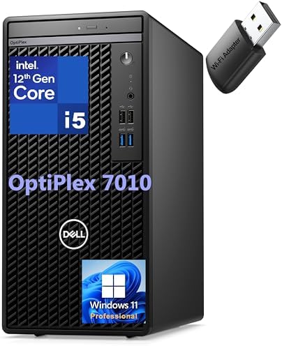 Desktop Computer Dell OptiPlex 3000 Tower Desktop - Intel I5-12500