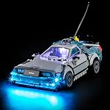 LIGHTAILING Juego de Luces led para Lego-77256 Máquina del Tiempo de Regreso al Futuro - Instalación fácil, cableado Oculto, decoración del hogar y Listo para Regalar (Modelo no Incluido)