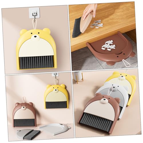 Mobestech Kleines Kehrschaufel Und Handfeger-Set Kompaktes Reinigungswerkzeug Für Lüftungsschlitze Desktops Und Ecken Praktisches Putzspielzeug Für Junge Mädchen – Bild 7