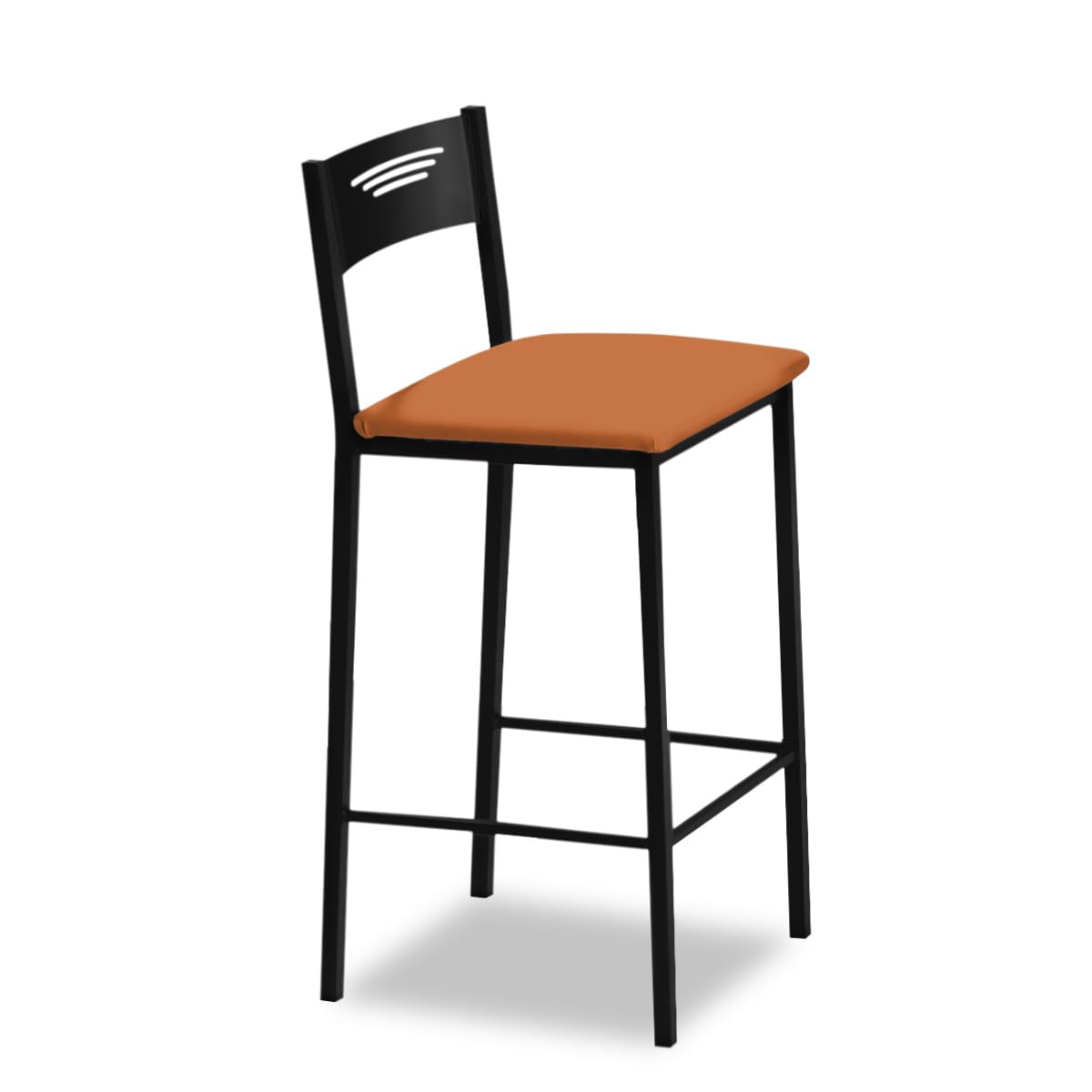Tabourets de cuisine premium ASTIMESA similicuir orange haute qualite