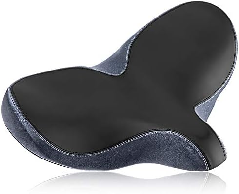 Oversized Comfort Bike Seat Comfortable Replacement Bike Saddle Memory Foam Soft Bike Saddle Waterproof Universal Fit Bicycle Seat for Women Men (a-Outdoor Bike Seat)