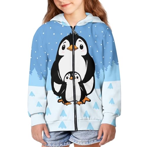 Sweat à capuche zippé enfants veste légère avec poches Coloranimal