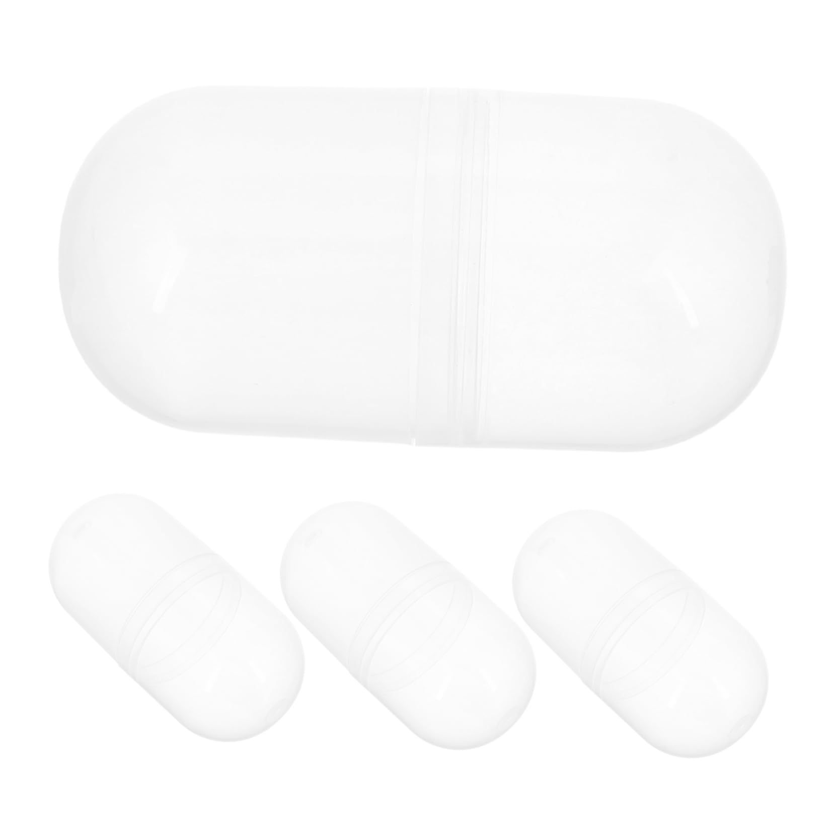 BCOATH Vending Machine Gumball Capsules Plastic Balls Refills Fillable Prize Balls for Gumball Machine Bulk Toy Candy