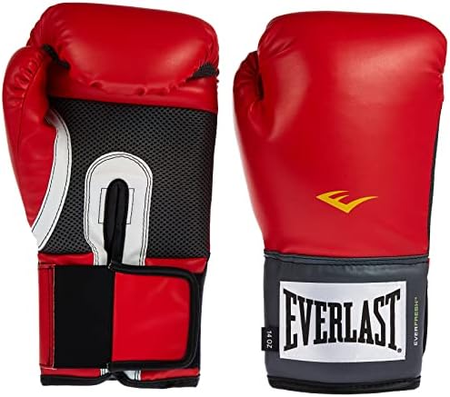 Everlast Pro Style Training Gloves (Red, 14 Oz.)