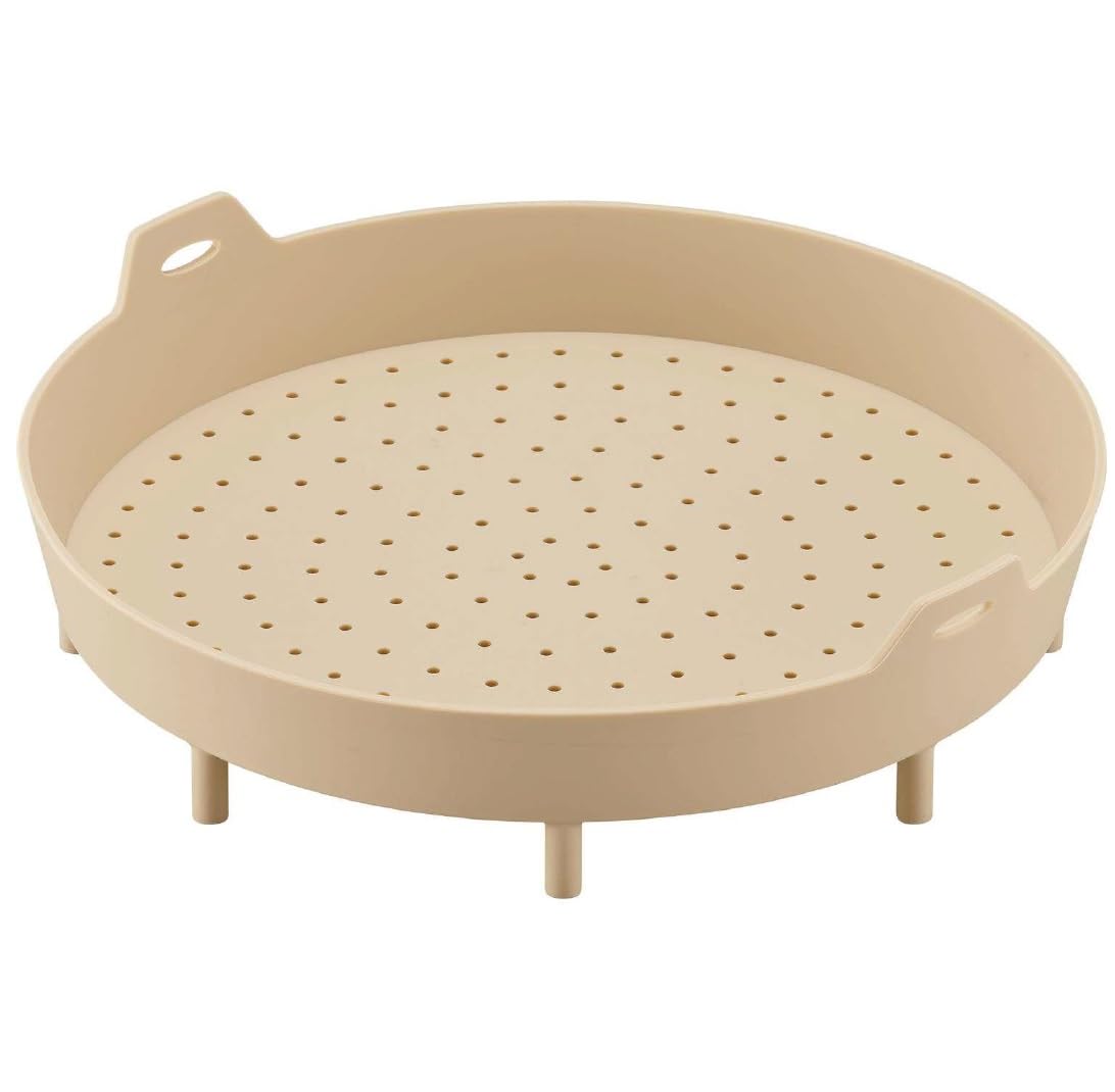 Wide Base Silicone Steamer for Pan & Microwave