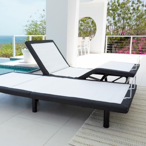 Cariloha Classic Adjustable Mattress Base | White |King | 6