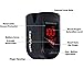 Zacurate Pro Series 500DL Fingertip Pulse Oximeter Blood Oxygen Saturation Monitor with silicon cover, batteries and lanyard (Mystic Black)
