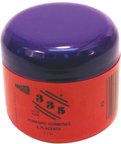 Lovely 335 Perm Gro Hormones & Placenta Hair Treatment 2 oz. (Pack of 2)