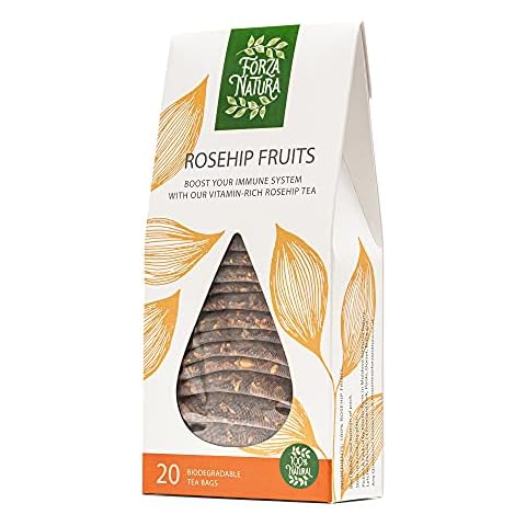Forza Natura 100% Natural Rosehip Herbal Tea Bags Cover