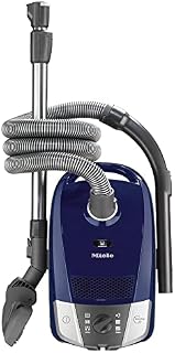 Miele Compact C2 Powerline Bagged Cylinder Vacuum Cleaner with Power Efficiency Motor, AirClean Plus filter, Lightweight, Space-Saving Design, Marine Blue