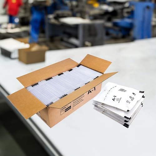 Trifoo 200 Versandtaschen Luftpolsterumschläge haftklebend Luftpolsterversandtaschen Luftpolstertaschen Polsterumschläge A1 (120 x 175 mm) weiß Selbstklebeverschluß 200 Stück