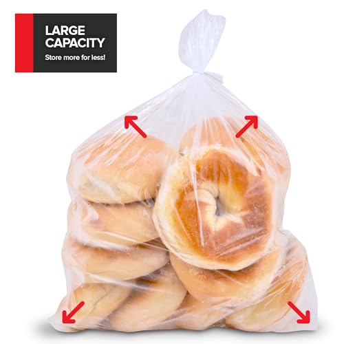 1 Gallon Food Storage Bags with Twist Ties (225 Count) Bulk Freezer Storage Bags Gallon Size for Bread, Vegetables, Fruit, and More, Clear Disposable Twist Tie Storage Bags, Stock Your Home by Stock Your Home - Image 3