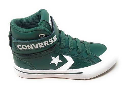 Converse PRO Blaze Strap Hi baskets vertes faciles à enfiler pour l'école et le sport