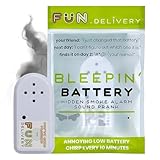 FUN delivery: Bleepin' Battery Hidden Annoying Smoke Alarm Beep Prank Joke Gag Sound