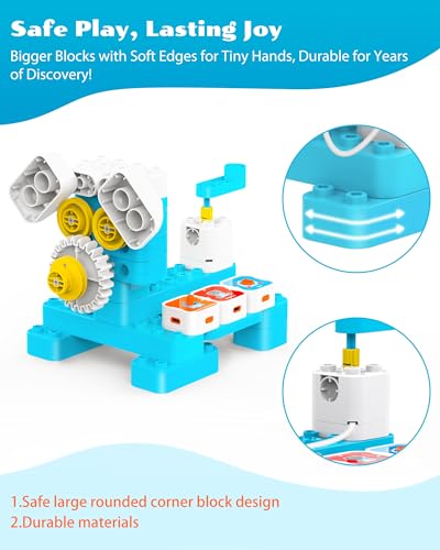 Whalesbot A1-EN Coding Robot For Kids Age 3+ Years, 8 In 1 Building Blocks With Multiple Sensors, Stem Science Kit Toys thumb #4