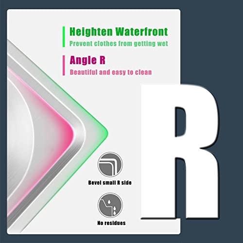 Utility Sink Multipurpose Stainless Table With A Sink And Storage Shelve Workstation Sink Commercial Sink Kitchen Prep Sink Silver Single Bowl (Color : Silver, Size : A) #TOP2