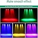 U`King LED Par Lights DJ Stage Light Corded RGB 36 LED with Sound Activated Control DJ Uplighting for Wedding Party Club Christmas Stage Lighting (2 Packs)