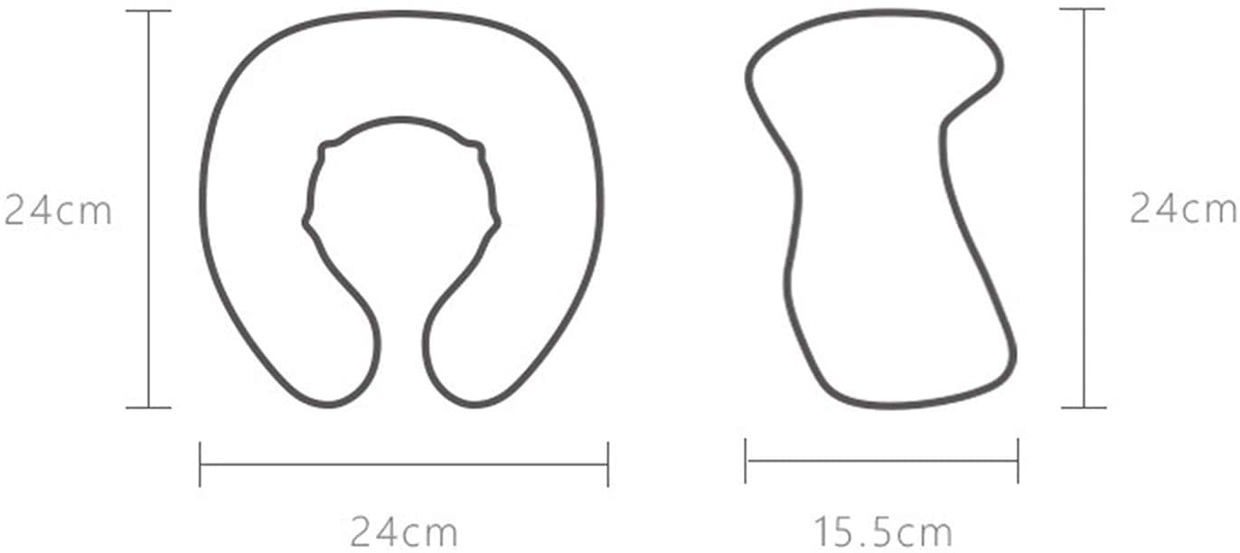 Reisekissen Memory Foam Nackenkissen, Comfortable & Leicht, atmungsaktiv und Verbesserte Unterstützung Design, for Flugzeuge und Reisen, bewegliche Spielraum-Kissen for Kinder Erwachsene Flugzeug