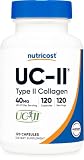 Nutricost UC-II Collagen 40mg, 120 Capsules, Gluten-Free, GMO-Free