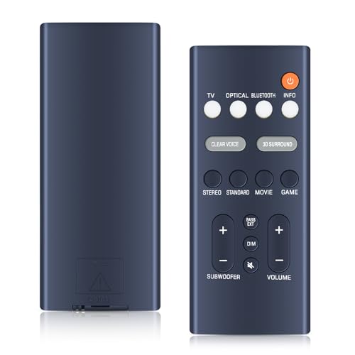 Télécommande de rechange Yamaha VDQ7630 pour réparer le contrôle de votre barre de son