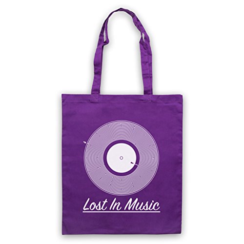 Sac d'emballage Lost In Music imperméable et résistant au motif de labyrinthe de vinyle