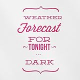 Decal Stickers of Weather Forecast for Tonight ... Dark (Pink) (Set of 2) Premium Waterproof Vinyl Decal Stickers for Laptop Phone Accessory Helmet Car Window Mug Tuber Cup - USCsticg26645PI