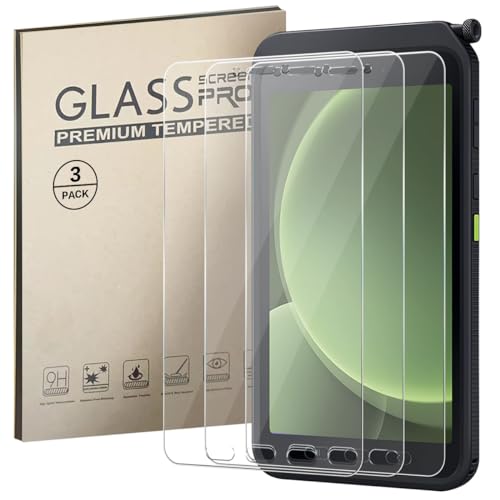 Vatkyc Glass Screen Protector For Galaxy Tab Active5 (8 Inch) Tablet, Case Friendly Anti-Scratch 9H Tempered Glass Screen Saver For Tab Tab Active5 Enterprise Edition 2024 cover