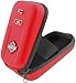 Navitech Red EVA Hard Case/Rangefinder Cover Compatible with NINJOR Golf NJ Mini Series Golf Range Finder