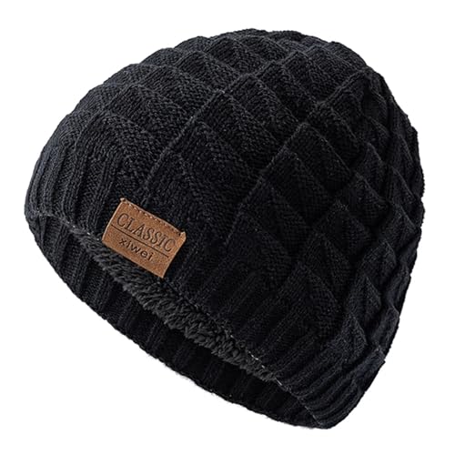 Gorro de invierno unisex clásico Labal con tejido cálido de punto