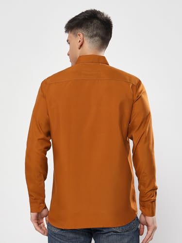 Image of Men's Polycotton Solid Shirt Pack of 3 | Regular Fit Full Sleeve Casual & Formal Wear Shirt Combo for Men | Soft & Durable Shirts