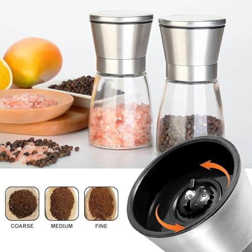 Image of Salt and Pepper Shaker Set (Pour Holde Mill) (Mini Pepper Mill 2 PCs)