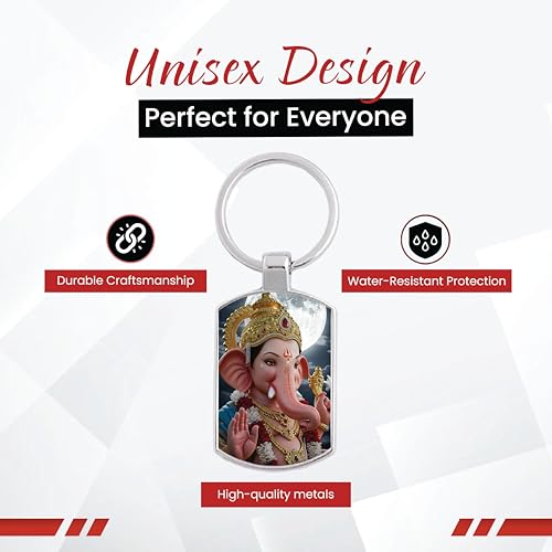 Image of Premium Printed Metal Keychain for Men & Women | High-Definition Artwork Print | Durable Key Ring for Car, Bike, Home & Office Keys | Stylish Decorative Key Holder Gift