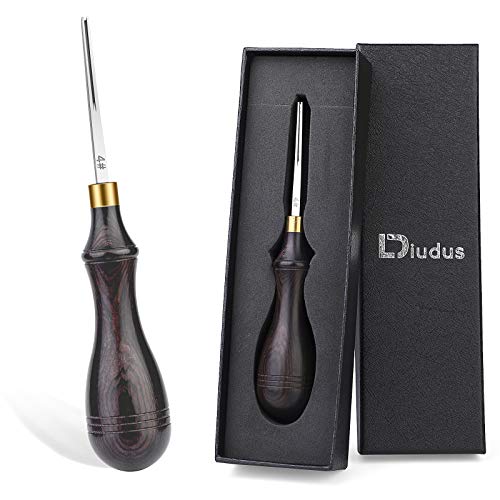 Leather Edge Bevelers Edge Skiving Beveler 0.7mm Leather Working Tools Skiver Tool for Leathercraft Working(4#)