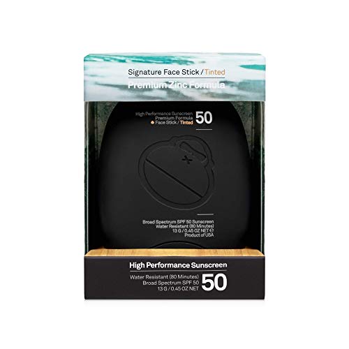 Sun Bum Signature Spf 50 Tinted Sunscreen Face Stick | Vegan And Hawaii 104 Reef Act Compliant (Octinoxate & Oxybenzone Free) Broad Spectrum Uva/Uvb Sunscreen | .45 Oz #TOP3