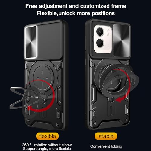 Coque OPPO A5X idéale pour les voyages avec son support vidéo et verre blindé