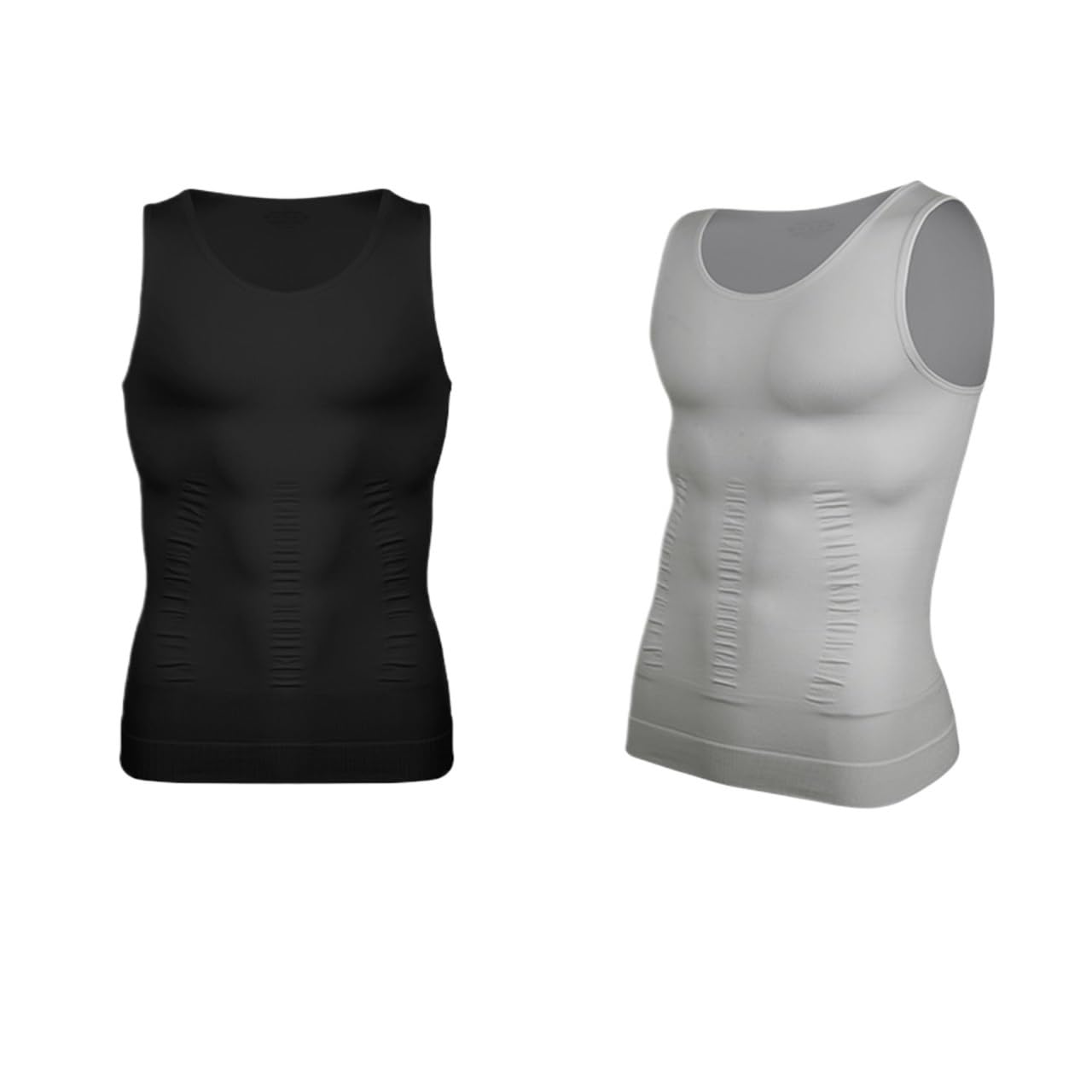 Chaleco moldeador para hombre, adelgazante, para abdominales, para gimnasio, entrenamiento, control de abdomen, compresión, sin mangas, moldeador de cuerpo para hombre