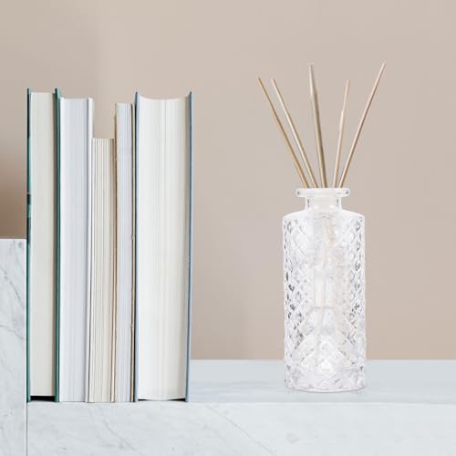 Botellas difusoras de vidrio de boca estrecha de 150 ml para aromaterapia de escritorio 3 uds 5