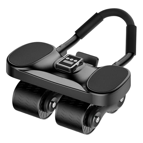 Rodillo Abdominal Con Soporte Para - Fortalecedor Corporal Silencioso,Rodillo Con Conteo Automático De Rebote Y Soporte Para Para Principiantes Hombres Deporte Hogar Viaje Garaje
