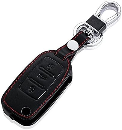 Leather Car Styling Auto Remote Key Cover Case Holder