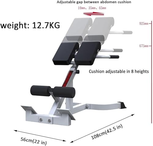 Verstellbare römische Stuhlbank für Bauch- und Beintraining, ideales Krafttrainingsgerät für Heim-Fitnessstudio