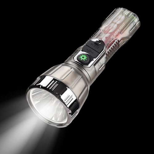 Linterna Solar - Linterna LED Portátil Para Exteriores,Batería Externa Ajustable Para Acampar Senderismo Emergencias Náuticas Caza Hogar
