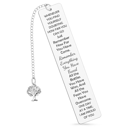 Encouragement Addiction Recovery Gifts for Women Men Bookmark Sobriety Gift