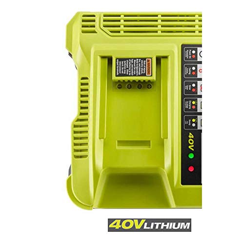 Cargador doble plataforma RYOBI P137 ONE+ compatible con litio de 18V y 40V 5