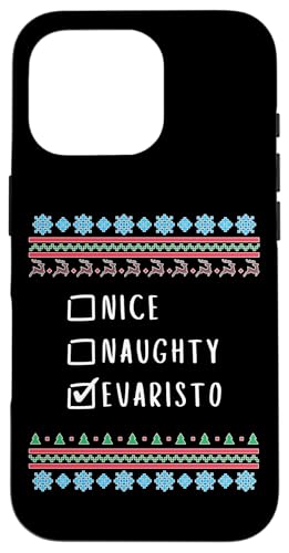 素敵、いたずら、 Evaristo クリスマス・アグリー・セーター スマホケース iPhone 16 Pro 用