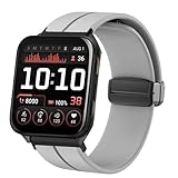 Compatible with Garmin Venu X1 Bands, Soft Silicone Sport Wristband Replacement Straps Compatible with Garmin Venu X1 Smartwatch (Gray)