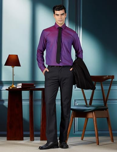 Image of Arrow Men's Solid Slim Fit Formal Shirt