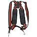 Adjustable Djembe Shoulder Strap Thick Pad African Hand Drum Sling Comfort Percussion Instrument Belt (Red and Green, Child)