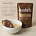 Batch – Organic Protein Rice with Collagen – 28g Protein per Bag, Ready in 90 Seconds, Microwavable Long-Grain White Rice, Grass-Fed Bovine Collagen, Gluten-Free, Made in USA – Mix and Match (2 Pack)